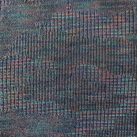 XL Robert Graham Long Sleeve Classic Fit Henley Navy Heather see close-up - Picture 3 of 5